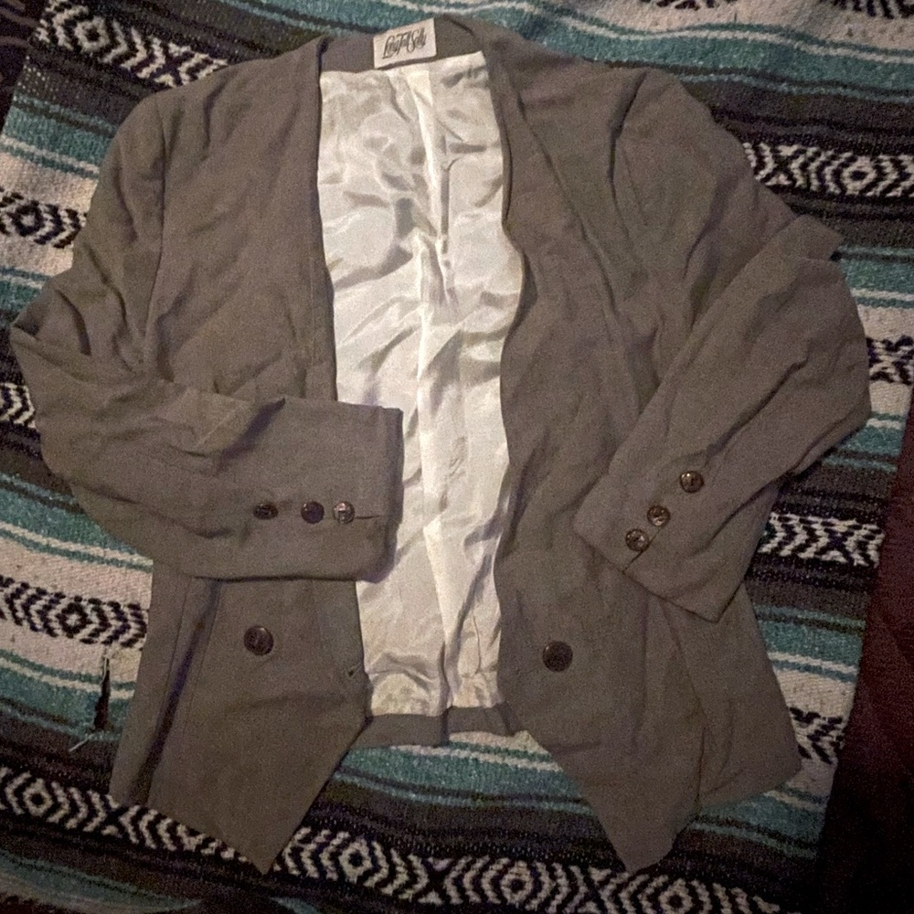 VINTAGE LONG TALL SALLY CROPPED BLAZER